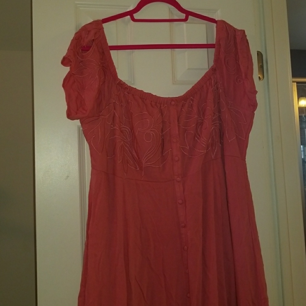 Off the shoulder maxi dress